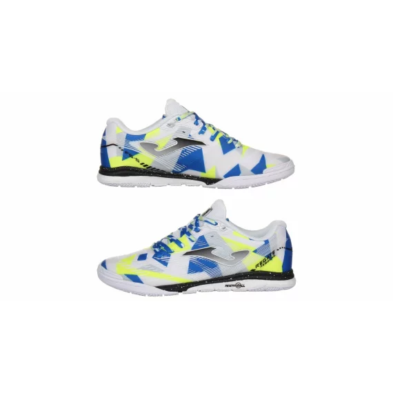 Pantofi futsal Joma Top Flex Rebound 2401, negru-verde
