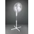 Ventilator cu picior, 3 moduri de viteza, oscilabil, inaltime reglabila 130cm max, diametru 44cm, BERGEN – R024-01, Alb