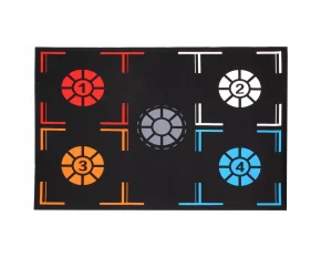 Covoras pentru antrenament baschet, Basketball Mat V2, 90 x 60 cm