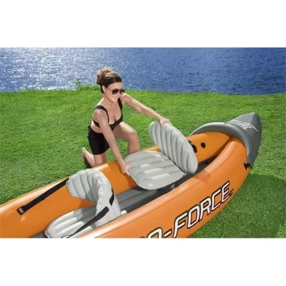 Caiac gonflabil pentru 2 persoane, BESTWAY 65077, include accesorii