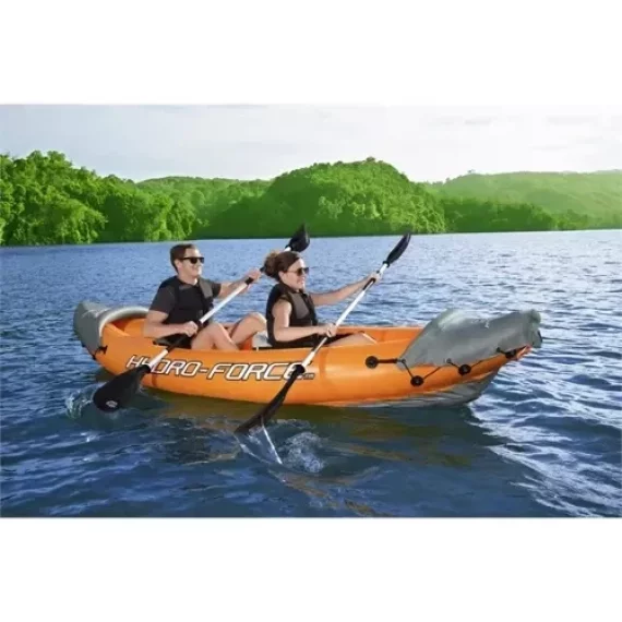 Caiac gonflabil pentru 2 persoane, BESTWAY 65077, include accesorii