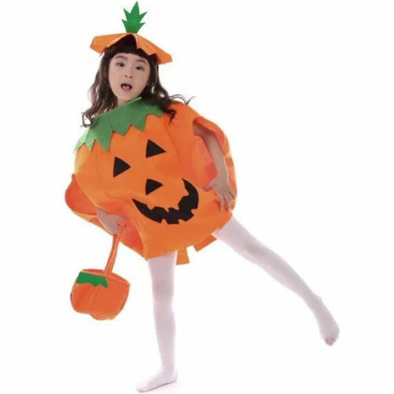 Costum pentru copii, forma dovleac, marime universala, Pumpkin