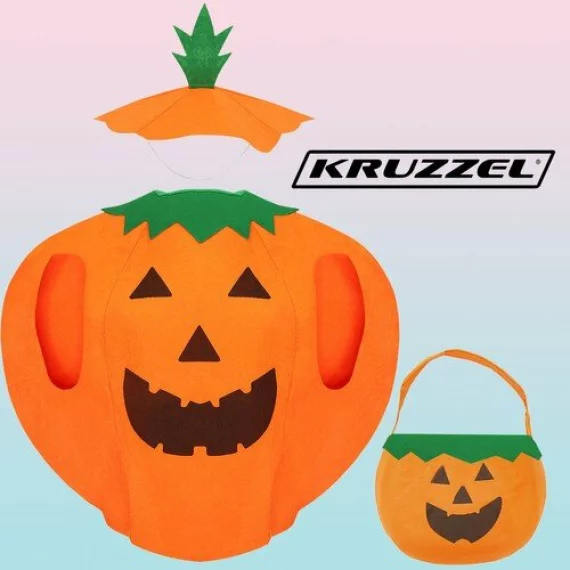 Costum pentru copii, forma dovleac, marime universala, Pumpkin