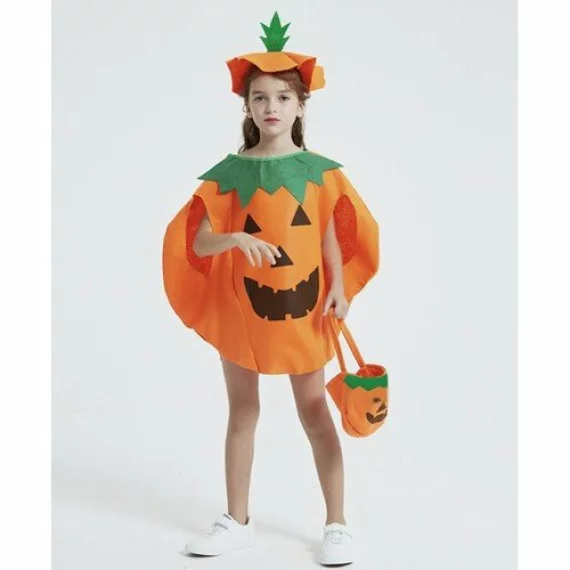 Costum pentru copii, forma dovleac, marime universala, Pumpkin