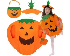 Costum pentru copii, forma dovleac, marime universala, Pumpkin