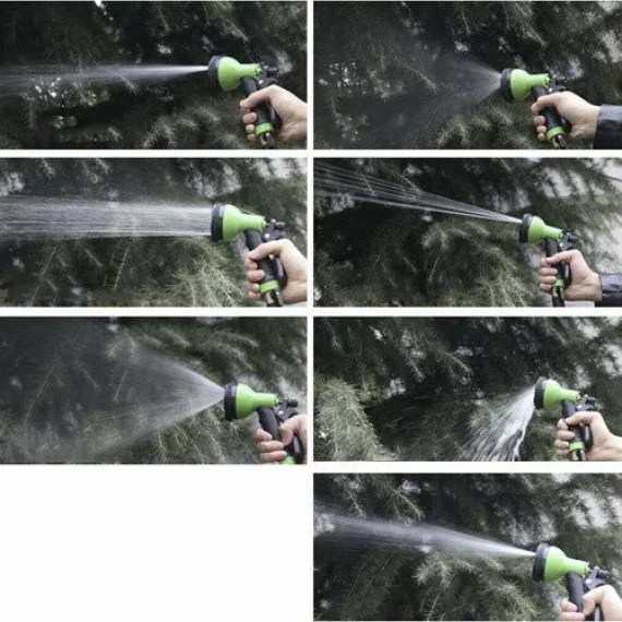 Furtun retractabil automat cu prindere in perete / gard, lungime 25m, Automatic Garden Hose Reel