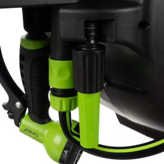 Furtun retractabil automat cu prindere in perete / gard, lungime 25m, Automatic Garden Hose Reel