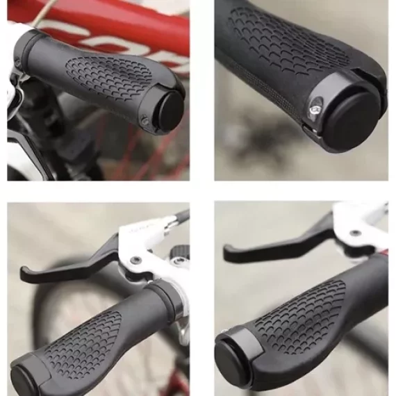 Mansoane pentru ghidon bicicleta, set 2 bucati, negru