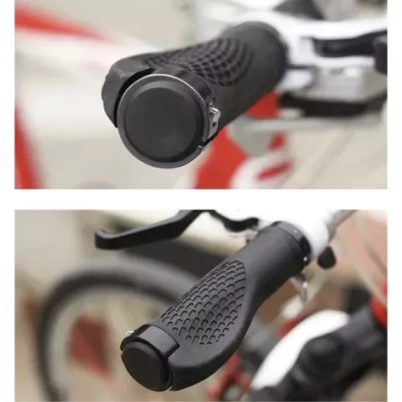 Mansoane pentru ghidon bicicleta, set 2 bucati, negru