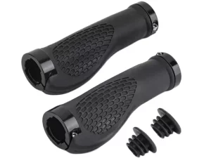 Mansoane pentru ghidon bicicleta, set 2 bucati, negru