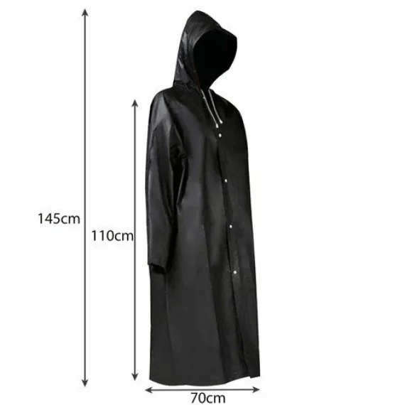 Pelerina pentru ploaie, Trizand Universal, culoare negru