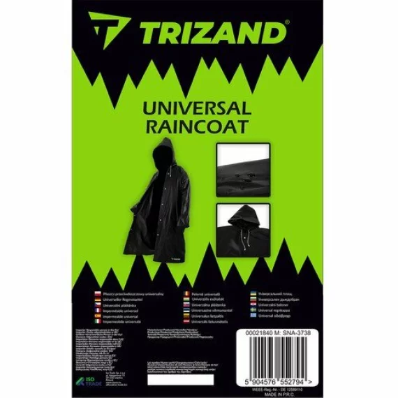Pelerina pentru ploaie, Trizand Universal, culoare negru