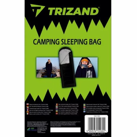 Sac de dormit tip mumie 2in1 Trizand, lungime 210 cm