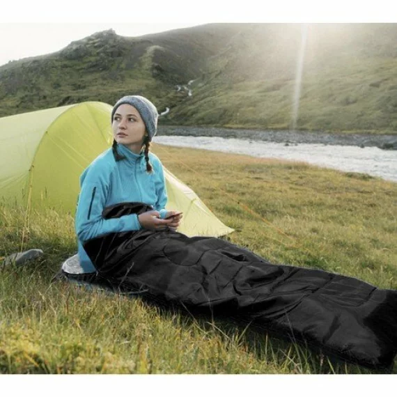 Sac de dormit tip mumie 2in1 Trizand, lungime 210 cm