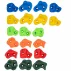 Set 22 piese de escalada pentru copii, Kruzzel 25395, multicolor