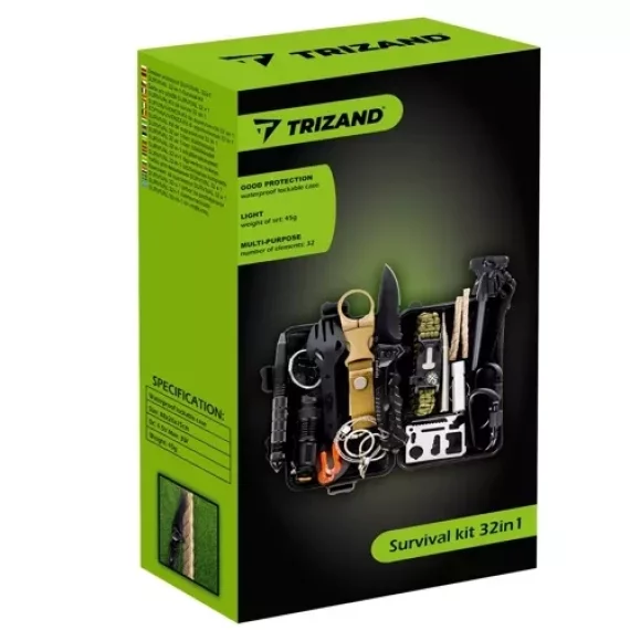 Set de supravietuire din 32 piese, SURVIVAL 32in1