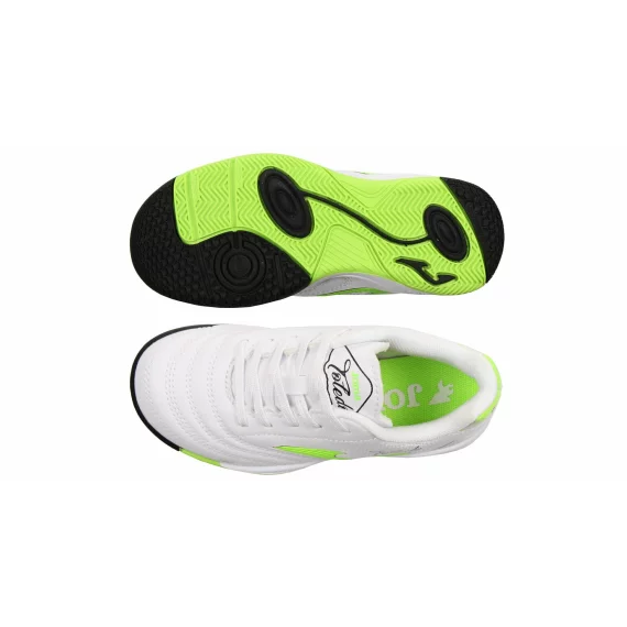 Pantofi de interior pentru copii Joma Toledo JR 2502  alb-verde