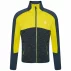 Bluza cu fermoar strech Exception copii, Dare2B, galben-gri