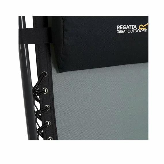 Scaun tip sezlong Regatta Colico Reclining Lounge, gri