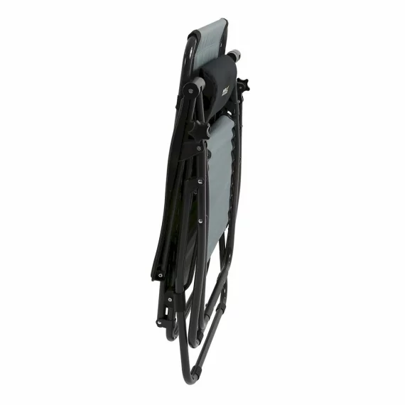 Scaun tip sezlong Regatta Colico Reclining Lounge, gri
