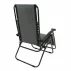 Scaun tip sezlong Regatta Colico Reclining Lounge, gri