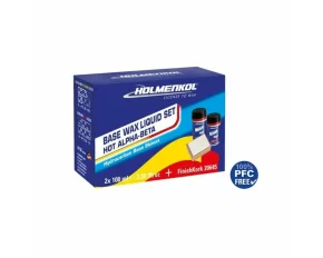 Set 2x 100ml ceara lichida, Holmenkol Basis Liquid Set HOT