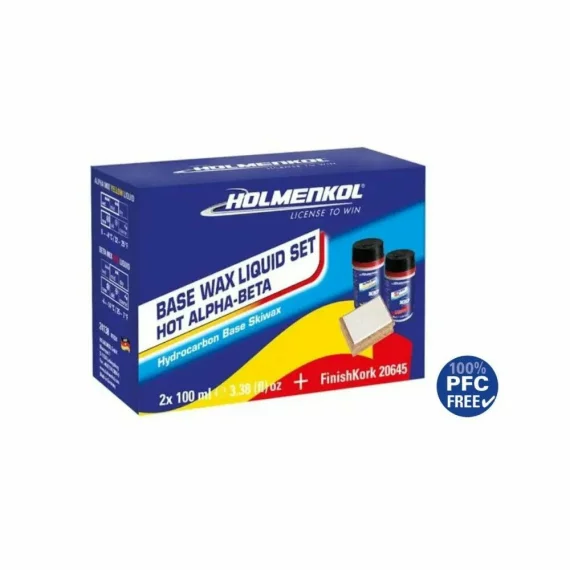 Set 2x 100ml ceara lichida, Holmenkol Basis Liquid Set HOT