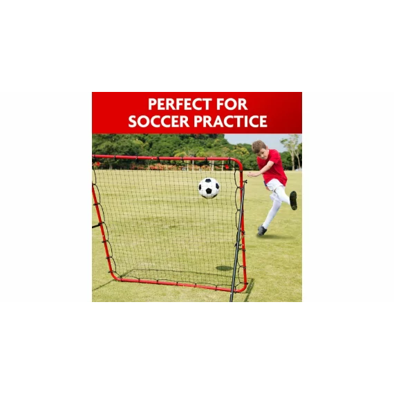 Rebounder plasa ricoseu fotbal, 100x 100 cm, Soccer Rebounder 3x3FT