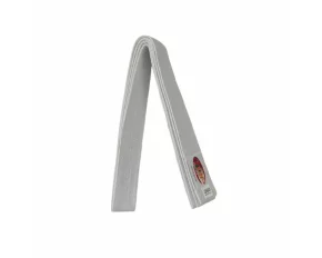 Centura din bumbac pentru kimono, Top Budo, lungime 260 cm, culoare alb