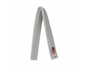 Centura din bumbac pentru kimono, Top Budo, lungime 280 cm, culoare alb