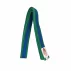 Centura din bumbac pentru kimono, Top Budo, lungime 280 cm, culoare verde-albastru