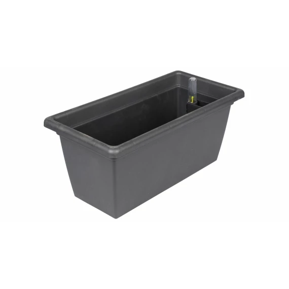 Ghiveci pentru fereastra cu autoirigare Magnolie 2Smart 40 cm, antracit