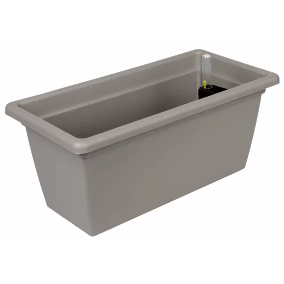 Ghiveci pentru fereastra cu autoirigare Magnolie 2Smart 40 cm, gri