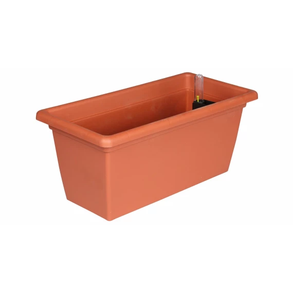 Ghiveci pentru fereastra cu autoirigare Magnolie 2Smart 40 cm, teracota