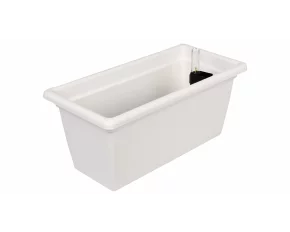 Ghiveci pentru fereastra cu autoirigare Magnolie 2Smart 40 cm, alb