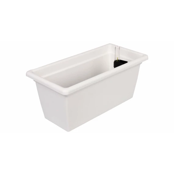 Ghiveci pentru fereastra cu autoirigare Magnolie 2Smart 40 cm, alb