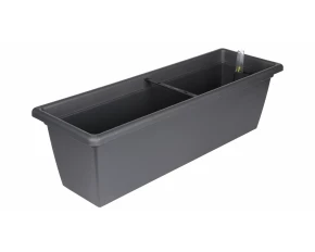 Ghiveci pentru fereastra cu autoirigare Magnolie 2Smart 60 cm, antracit