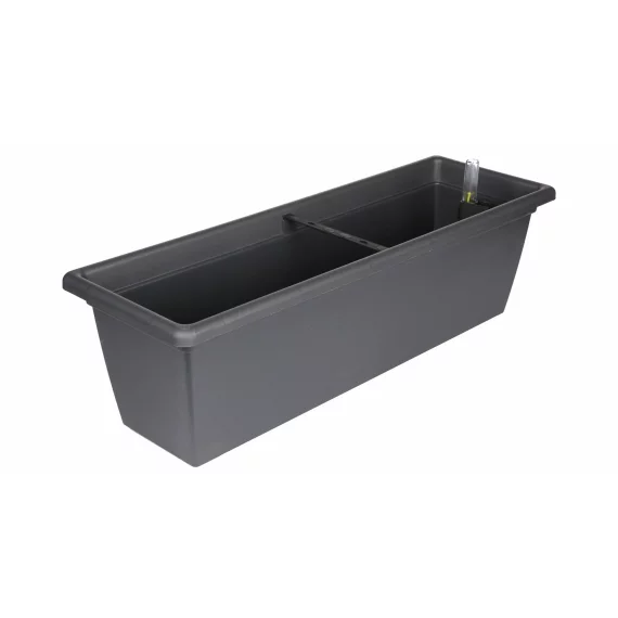 Ghiveci pentru fereastra cu autoirigare Magnolie 2Smart 60 cm, antracit