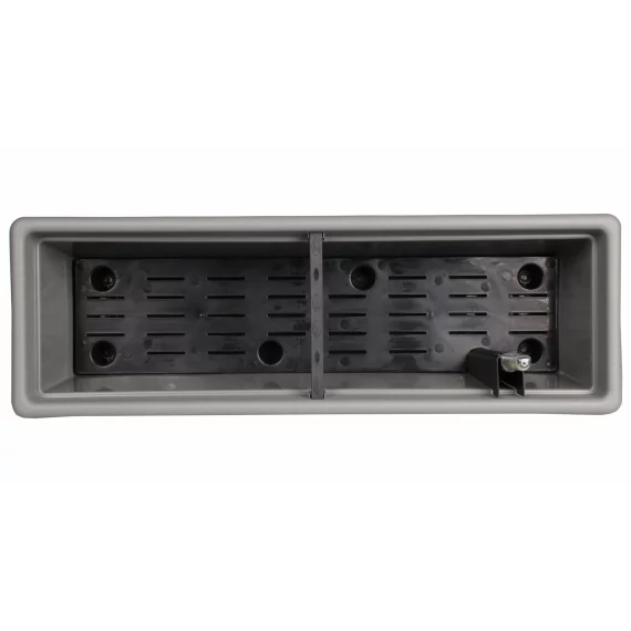 Ghiveci pentru fereastra cu autoirigare Magnolie 2Smart 60 cm, gri