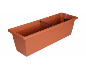 Ghiveci pentru fereastra cu autoirigare Magnolie 2Smart 60 cm, teracota
