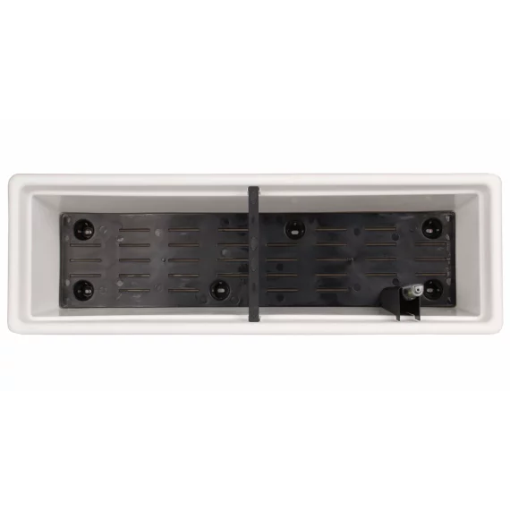 Ghiveci pentru fereastra cu autoirigare Magnolie 2Smart 60 cm, alb