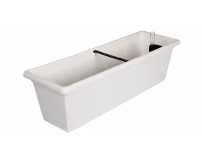 Ghiveci pentru fereastra cu autoirigare Magnolie 2Smart 60 cm, alb