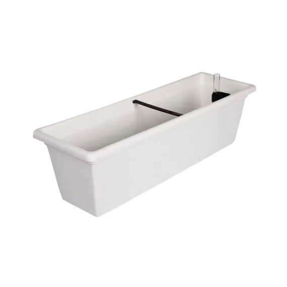 Ghiveci pentru fereastra cu autoirigare Magnolie 2Smart 60 cm, alb