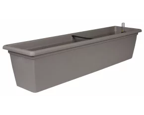 Ghiveci pentru fereastra cu autoirigare Magnolie 2Smart 80 cm, gri