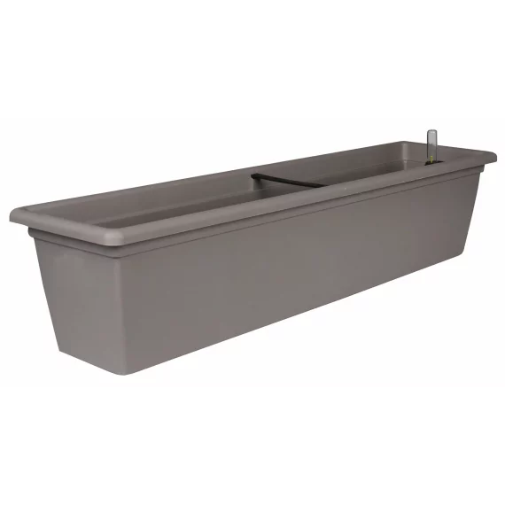 Ghiveci pentru fereastra cu autoirigare Magnolie 2Smart 80 cm, gri