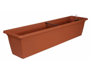 Ghiveci pentru fereastra cu autoirigare Magnolie 2Smart 80 cm, teracota