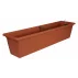 Ghiveci pentru fereastra cu autoirigare Magnolie 2Smart 80 cm, teracota