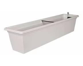 Ghiveci pentru fereastra cu autoirigare Magnolie 2Smart 80 cm, alb