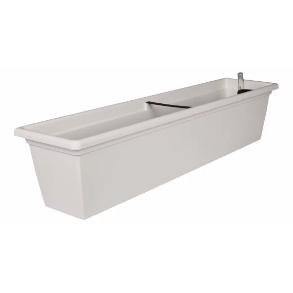 Ghiveci pentru fereastra cu autoirigare Magnolie 2Smart 80 cm, alb