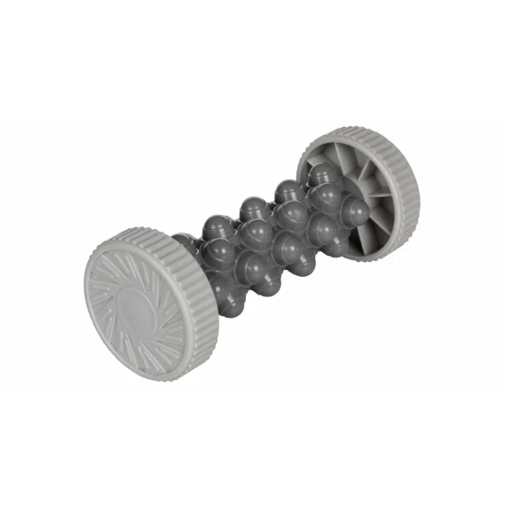Roller pentru masajul picioarelor, 17.5 x 7 cm, gri